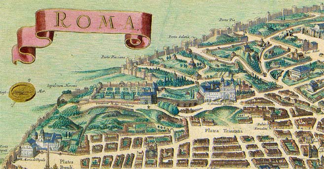План Рима 1656 года